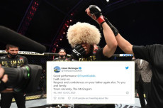 Khabib Nurmagomedov...