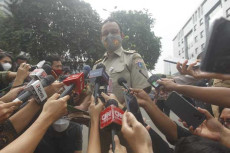 Tiba di Polda, Anies...