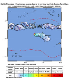 Gempa Bumi Berpusat...