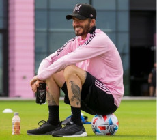 David Beckham Bikin...