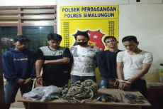 Polsek Perdagangan Tangkap...
