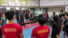 Atlet Karate Sulsel...