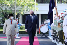 Bertemu Menhan Australia,...