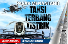 Taksi Terbang Listrik...