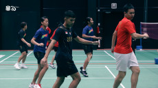 Piala Sudirman: Latihan...