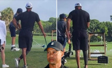 Penampakan Tiger Woods...
