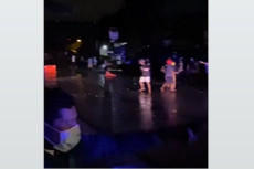 Pasukan Brimob dan Polresta...