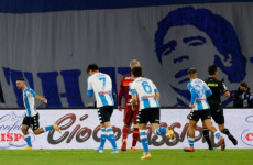 Patung Diego Maradona...