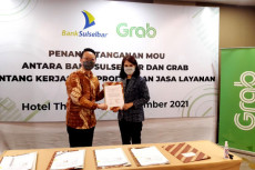 Bank Sulselbar dan Grab...