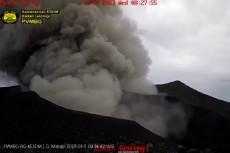 Erupsi, Gunung Marapi...