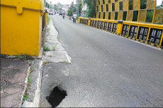 Jembatan di Jalan Sudirman...
