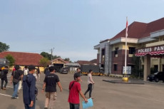 Demonstran di Pandeglang...