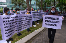 Ratusan Imigran Afghanistan...