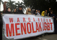 Aksi Warga Bogor Tolak...