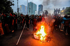 Aksi Demo Mahasiswa...