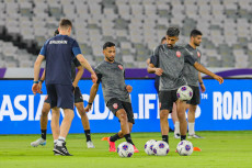 Latihan Timnas Bahrain...