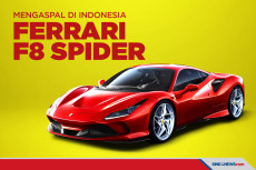 Ferrari F8 Spider Mengaspal...
