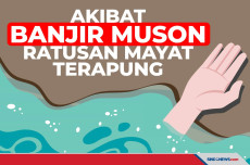 Banjir di India Hanyutkan...