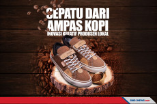 Sepatu dari Ampas Kopi,...