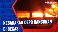 Kebakaran Depo Bangunan...