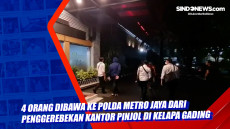 4 Orang Dibawa ke Polda...