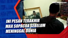 Ini Pesan Terakhir Max...