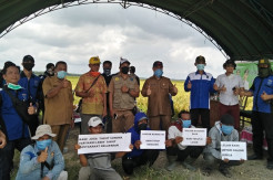 Petani OKI Sumsel Tetap Semangat, Lakukan Panen Raya Virtual