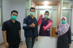 Fakultas Teknik Mesin ITB Serahkan Swab Chamber ke RSUD Cibabat
