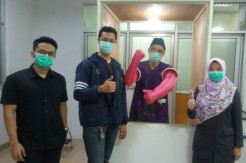 Himpunan FT Mesin ITB Serahkan Bantuan Swab Chamber ke RSUD Cibabat