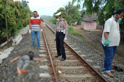 Tertabrak Kereta, Pria Paruh Baya Ditemukan Tewas di Sergai