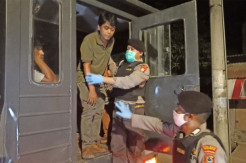 Ratusan Pemuda Gowa yang Terjaring Polisi Diangkut Pakai Mobil Tahanan