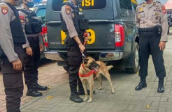 Polda Sulsel Siagakan Anjing Pelacak Dukung Pelaksanaan Operasi Ketupat