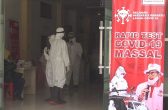 Zona Merah Corona, Relawan Sandiaga Uno Gelar Rapid Test Massal di Makassar