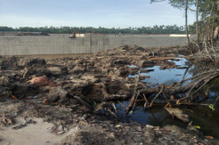 Pembangunan Kanal PT OSS Hancurkan Mata Pencaharian Petambak Ikan