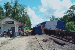 Babaranjang Anjlok, Kereta Tujuan Lubuklinggau Stop Sementara