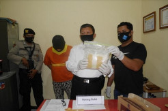 Selundupkan 1 Kg Sabu asal Malaysia, Kurir Ini Didor di Balikpapan