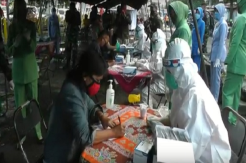 Cegah COVID-19, Dharma Pertiwi Palembang Gelar Rapid Test Gratis