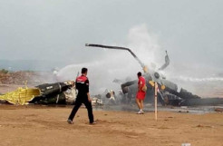 Helikopter TNI AD Jatuh di Kendal, 4 Orang Meninggal