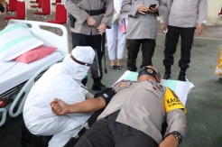 Penuhi Kebutuhan Darah saat Pandemi, Polda Sumut Gelar Donor Darah