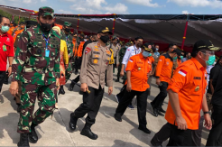 Antisipasi Karhutla, Pangdam bersama Forkopimda Sumsel Apel Gabungan