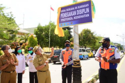 Era New Normal, Pemkot Gorontalo Membuat Kawasan Tertib Protokol Kesehatan