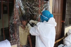 14 Tahanan Polres Tanah Datar Jalani Tes Swab