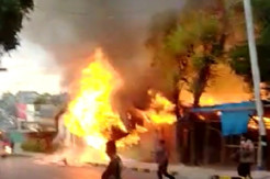 Diduga Akibat Korsleting, 7 Kamar Kos di Atambua Barat Ludes Terbakar