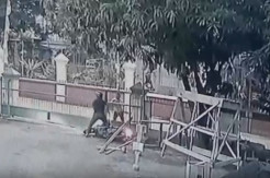 Viral, Aksi Heroik Marbot Duel Menggagalkan Pencurian Kotak Amal