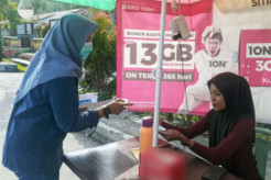 Masa Pandemi, KKN Mahasiswi UNDIP Asal Asahan Sosialisasikan Protokol Kesehatan Covid