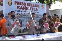 6 Pelaku Pembakar Lahan Diamankan Polda Sumatera Selatan