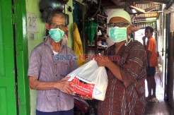 Telkomsel Gandeng PFI Palembang Salurkan Bantuan Sembako di Masa Pandemi