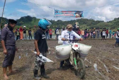 Apresiasi Pesta Panen, Wabup Enrekang Ikut Ramaikan Balap Motor Tassi