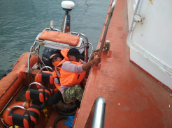 Mesin Longboat Mati, Empat Nelayan di Kolaka Dievakuasi Tim SAR