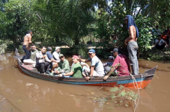 Petani Labura Hilang Dimangsa Buaya di Sungai Parit Cina